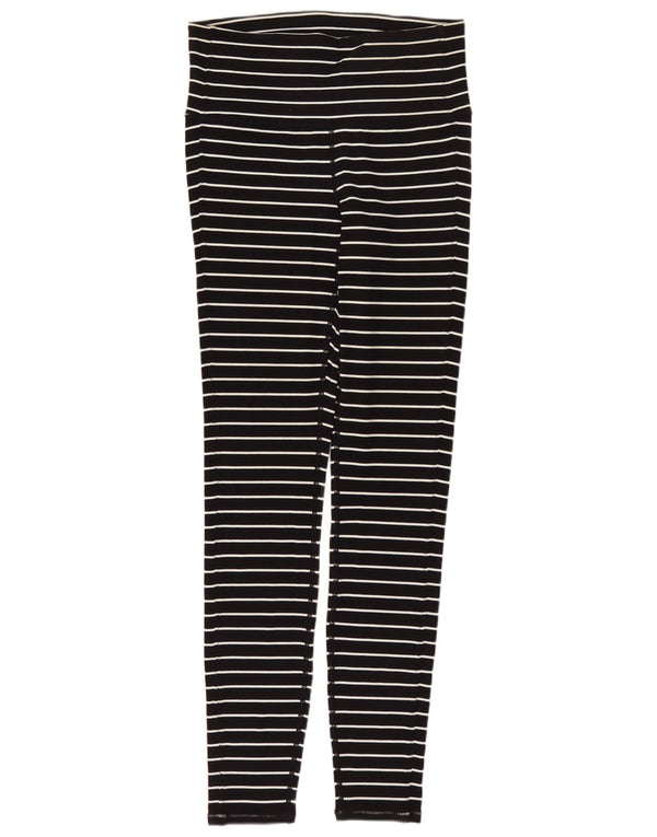 ATHLETA Womens Leggings UK 6 XS  Black Striped Nylon