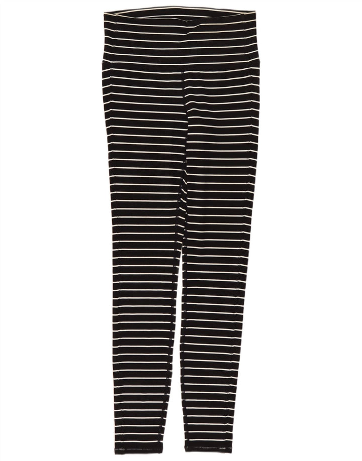 Leggings da donna ATHLETA UK 6 XS Nylon a righe nere
