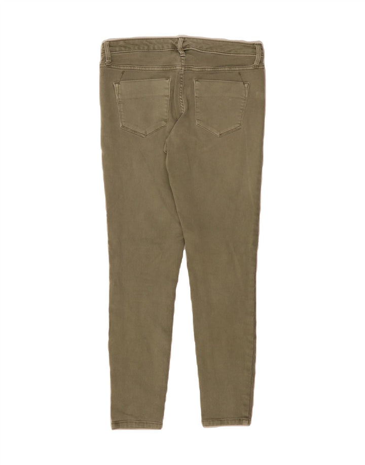 MOSSIMO Womens Mid Rise Jegging Jeans US 6 Medium W28 L27 Khaki Cotton Vintage Mossimo and Second-Hand Mossimo from Messina Hembry 