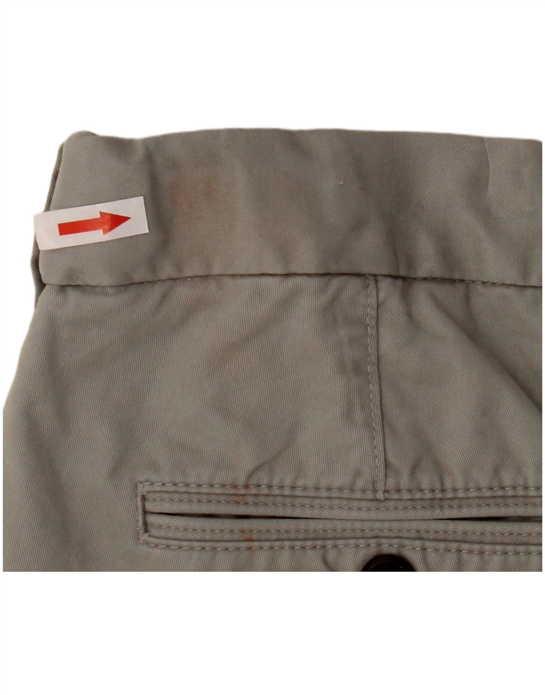 Pantaloncini chino da uomo Marks & Spencer W34 grandi in cotone grigio
