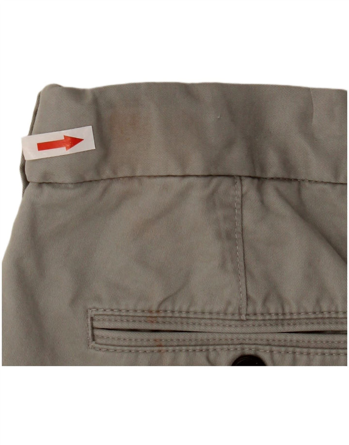 Pantaloncini chino da uomo Marks & Spencer W34 grandi in cotone grigio