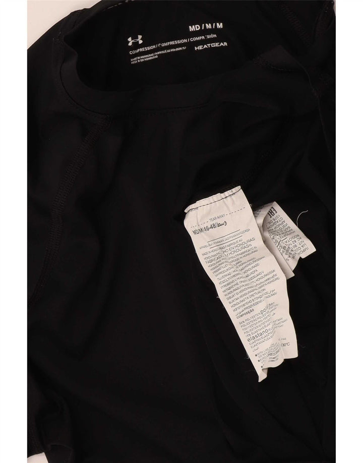 T-shirt a compressione da uomo Under Armour Top in poliestere nero medio