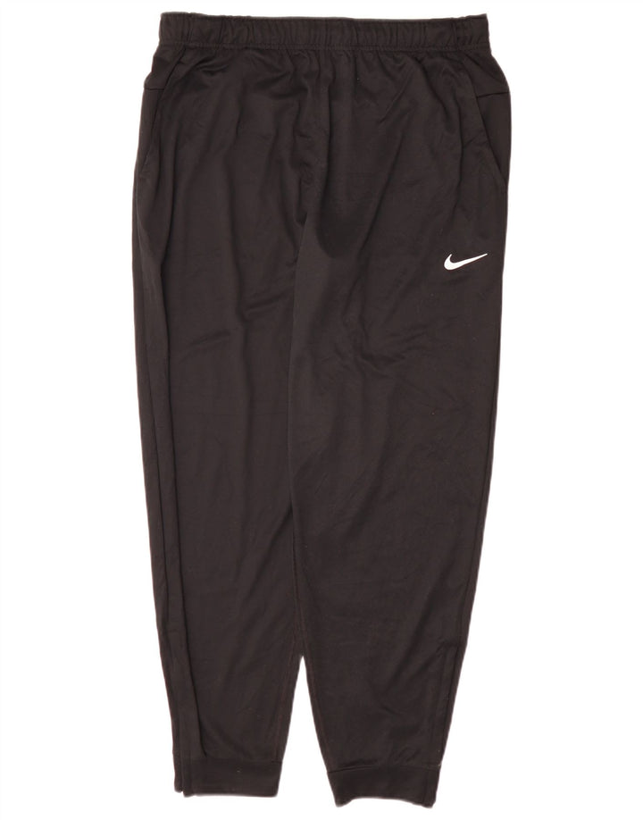 Pantaloni da tuta da uomo Nike Joggers grandi neri in poliestere