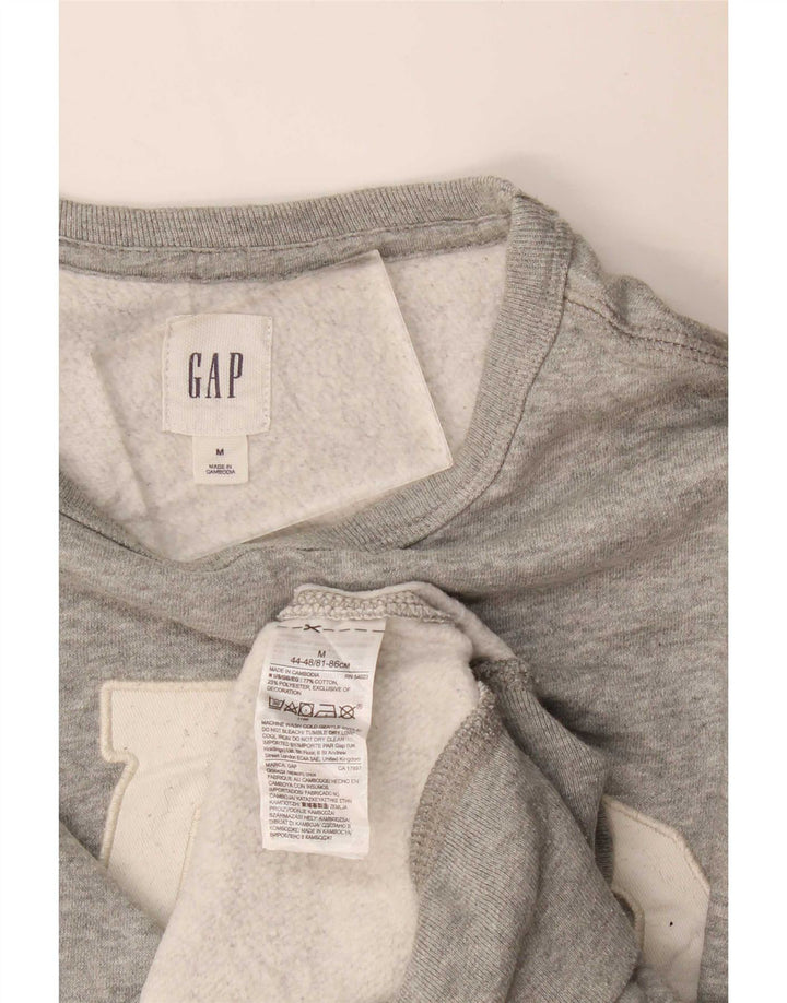 Felpa grafica da donna Gap Jumper UK 14 Grigio medio