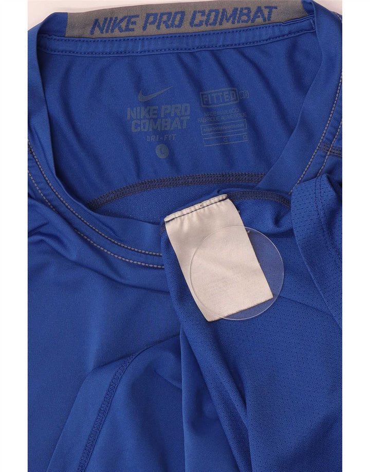 T-shirt Nike Dri Fit da uomo, grande, in poliestere blu
