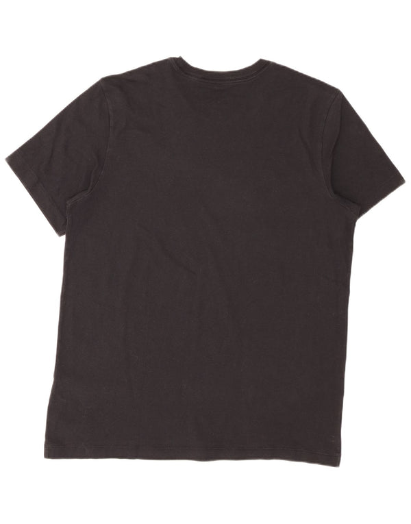 T-shirt grafica da uomo Nike Top grande in cotone nero