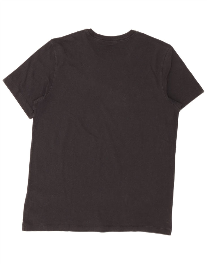 T-shirt grafica da uomo Nike Top grande in cotone nero