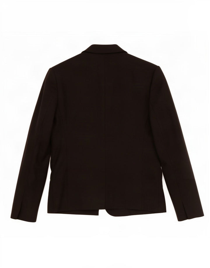 Giacca blazer da donna a 1 bottone Topshop UK 8 piccola in poliestere nero