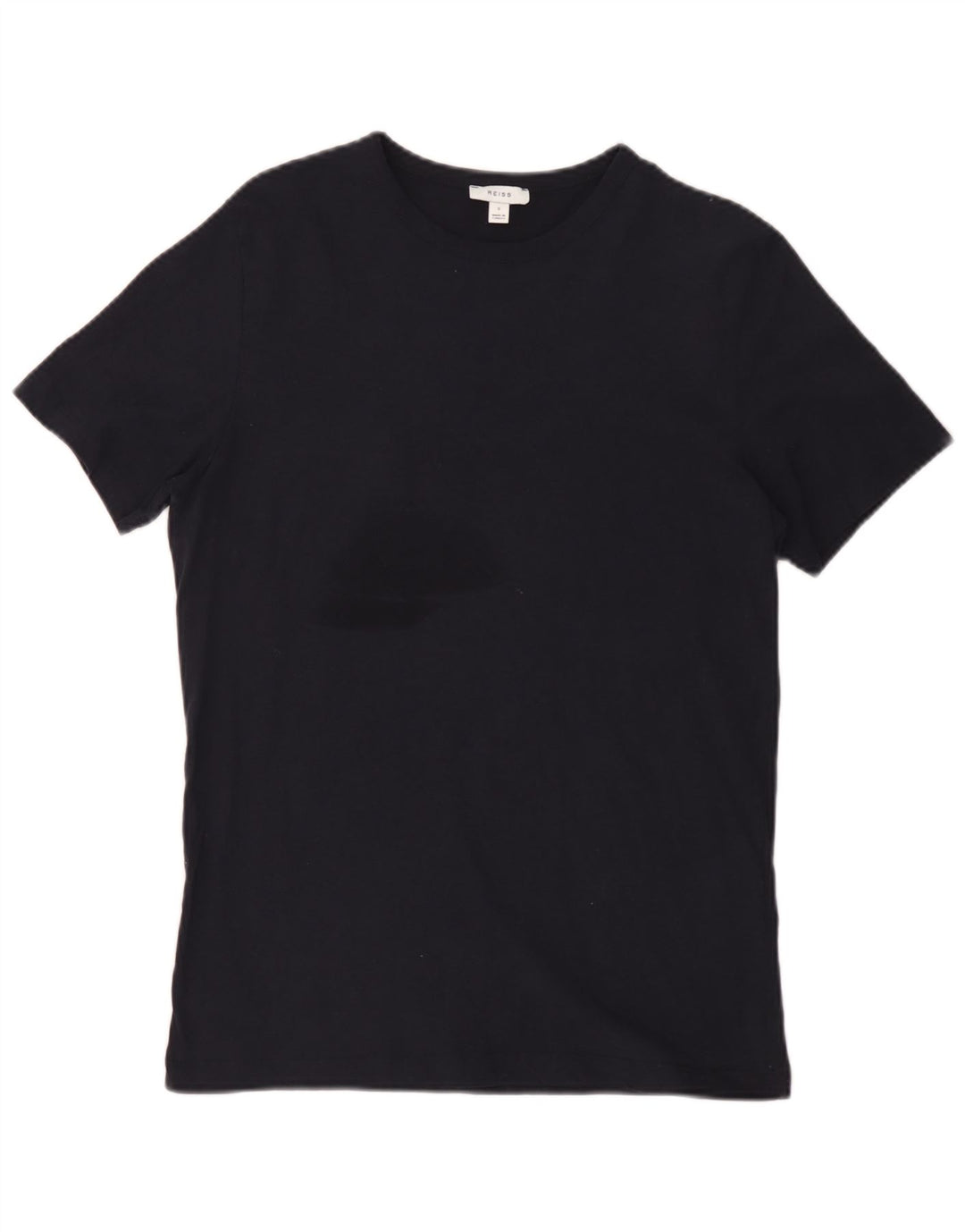 T-shirt da uomo Reiss Top piccola in cotone nero