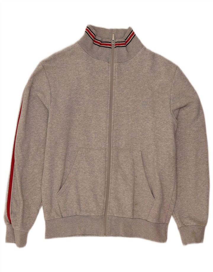 Giacca da ginnastica da donna Ellesse UK 10 Small Cotone chiazzato grigio