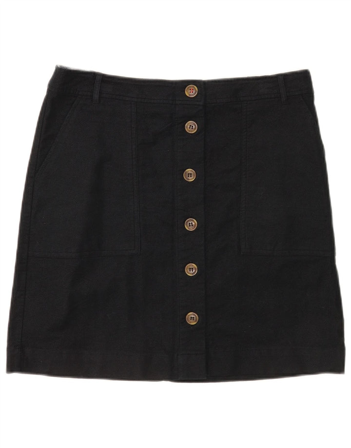 Minigonna da donna White Stuff UK 12 media W32 poliestere blu navy