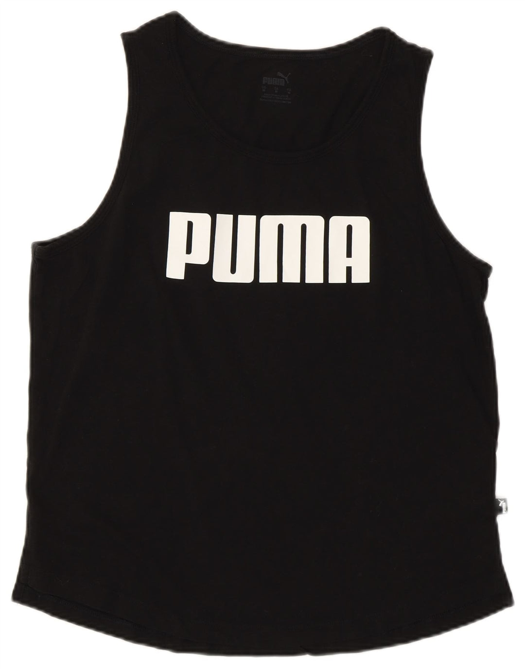 Canottiera grafica da donna Adidas UK 14 cotone medio nero