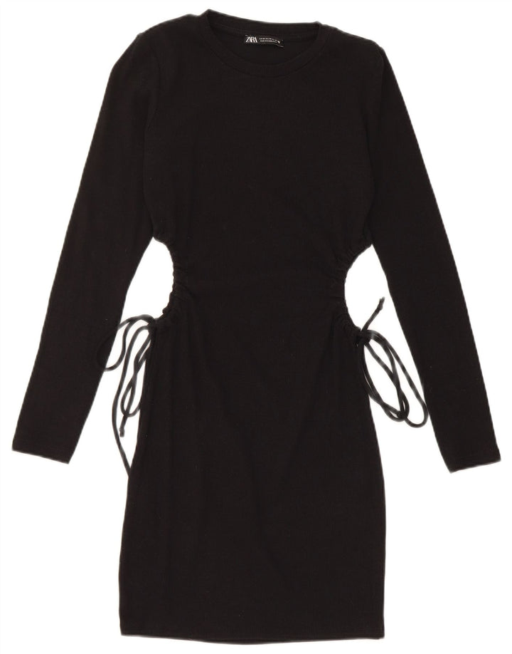 Abito maglione Zara da donna UK 12 medio nero