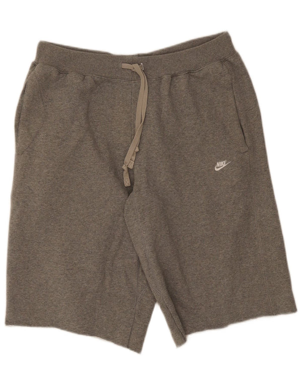 Pantaloncini sportivi da uomo Nike Large in cotone grigio