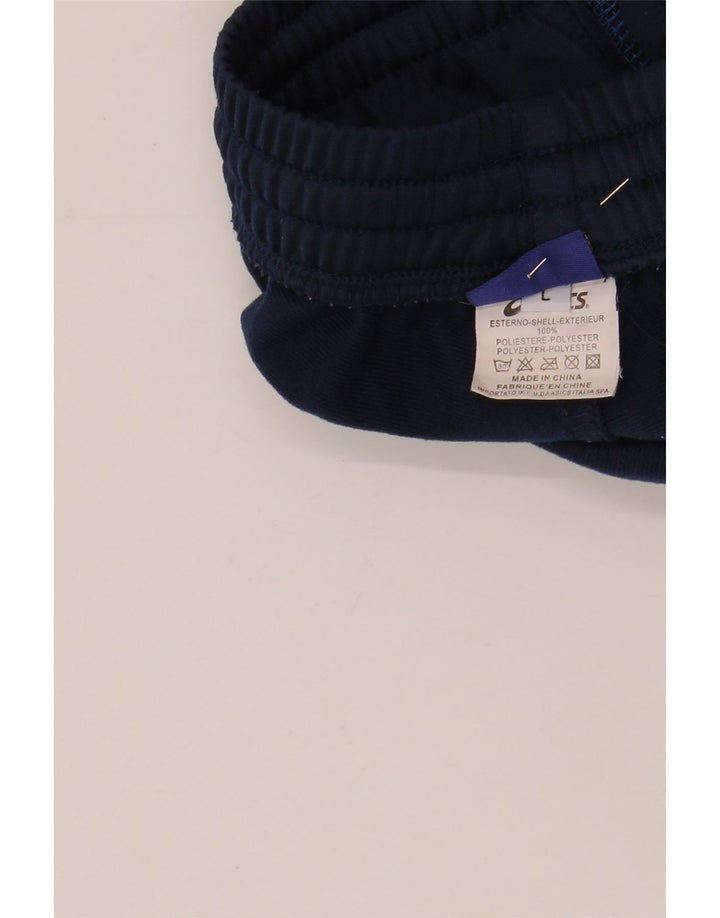 Pantaloni da tuta ASICS da uomo grandi in poliestere blu navy