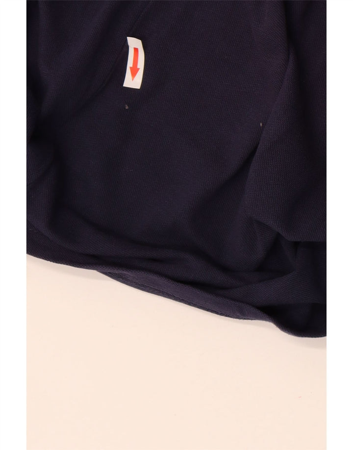 Polo da uomo Lotto Large in cotone blu navy