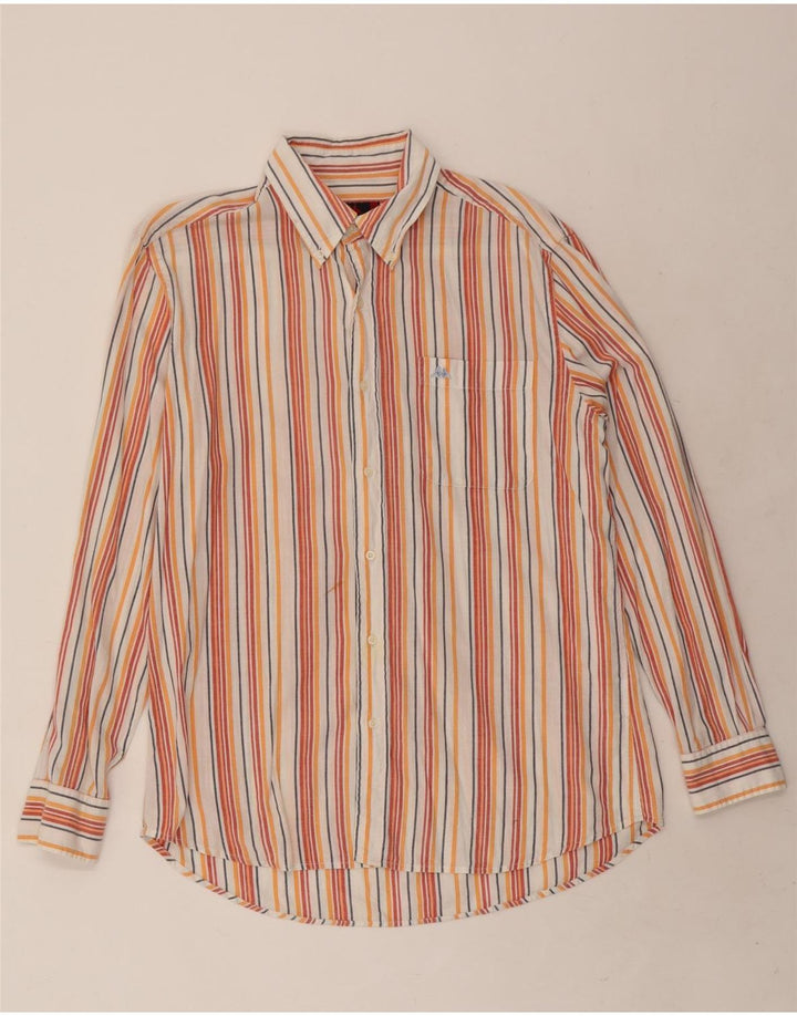 Camicia Kappa Uomo Large in Cotone Rigato Multicolor