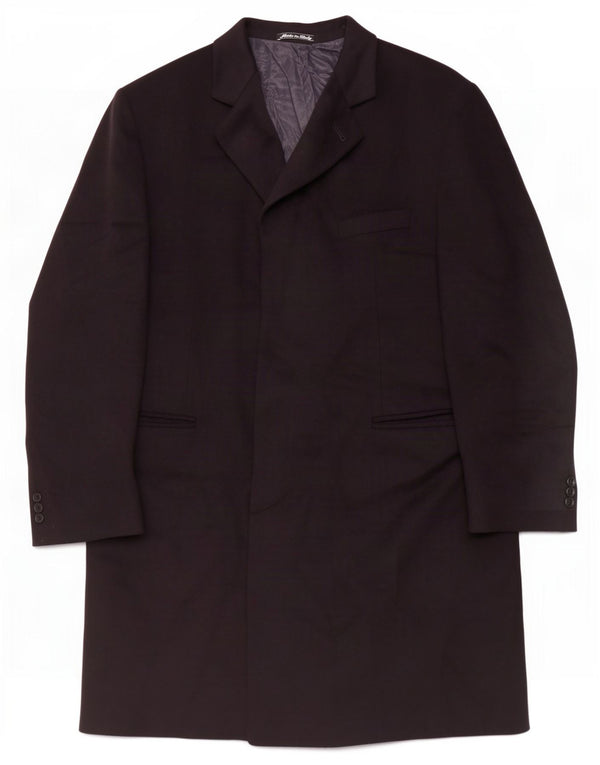 Cappotto Uomo Bucalo IT 54 2XL Lana Nera
