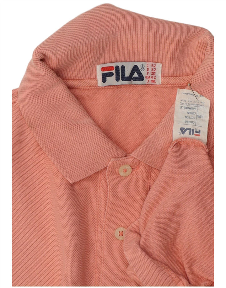 Polo Uomo Fila IT 52 Large Rosa Cotone