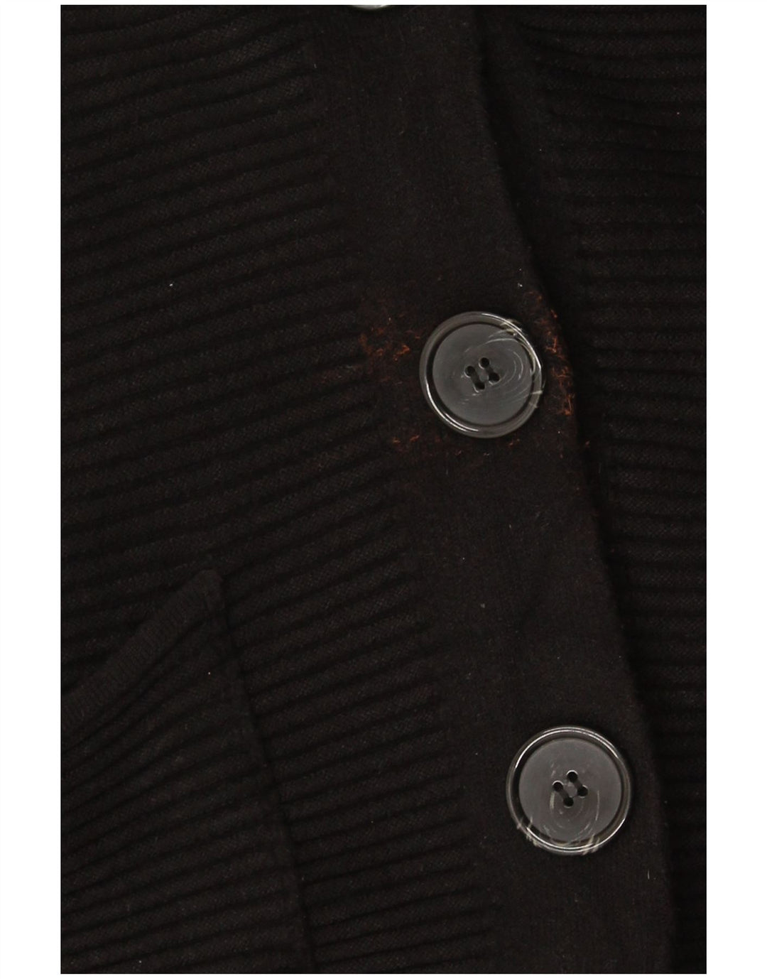 Maglione cardigan oversize corto da donna Zara UK 10 piccolo nero classico