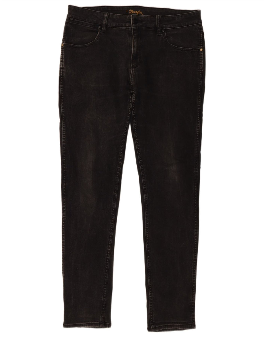Jeans slim da uomo Wrangler Stompers W32 L30 cotone nero