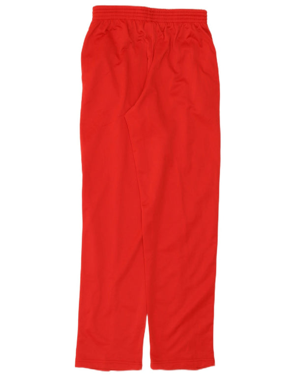 Pantaloni da tuta con grafica Asics da donna UK 12 Medio Rosso Poliestere