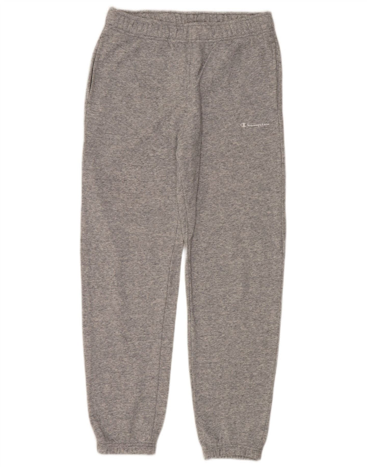 Pantaloni da tuta da uomo Champion Joggers piccoli in cotone grigio