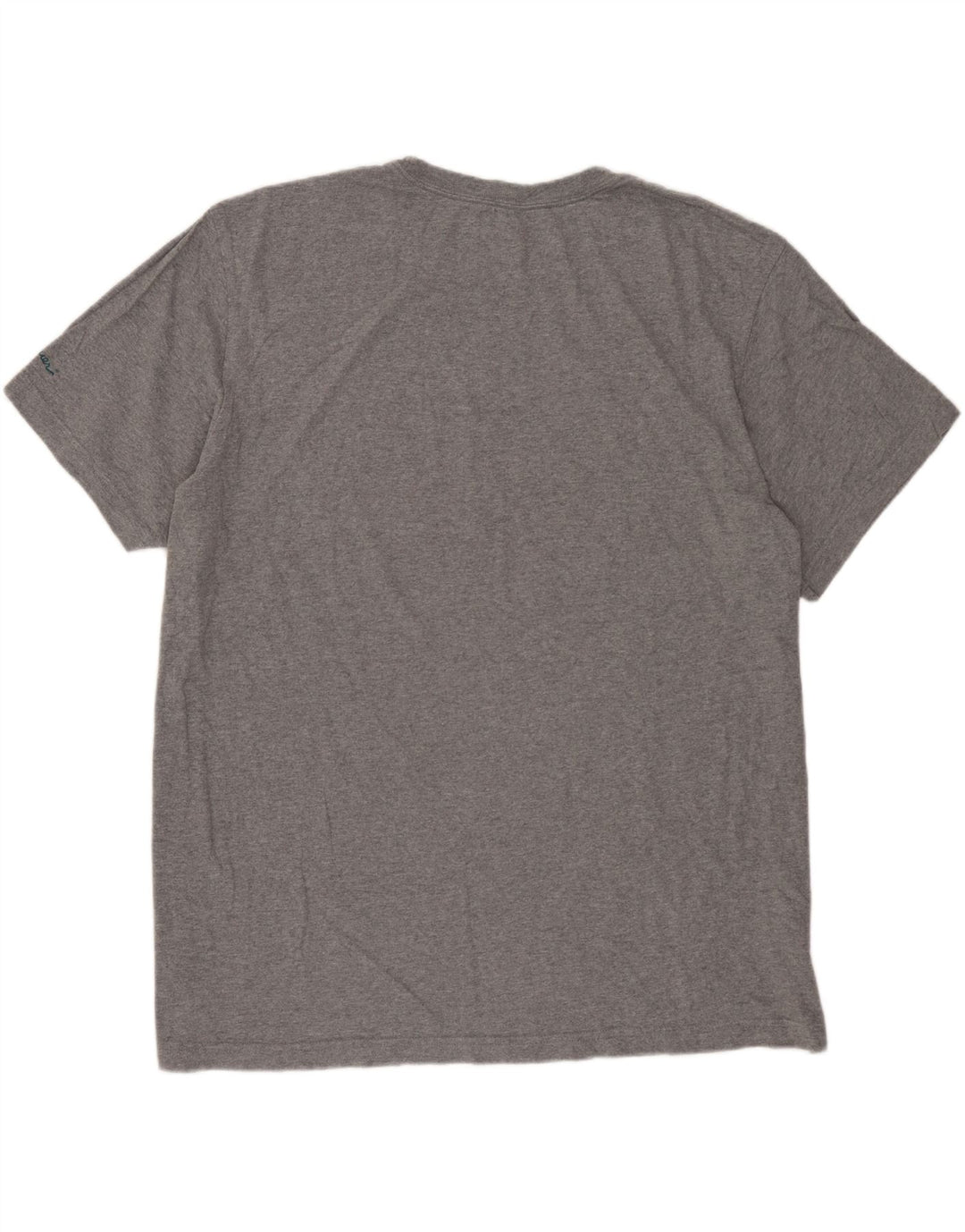 T-shirt grafica da uomo EDDIE BAUER Top XL in cotone grigio