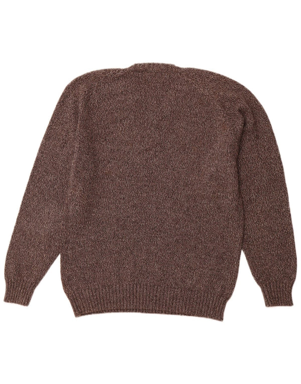 Maglione KAPPA da uomo con scollo a V in cotone grigio medio