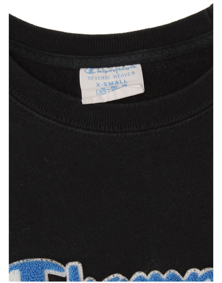 Felpa corta oversize da donna Champion UK 6 XS nera