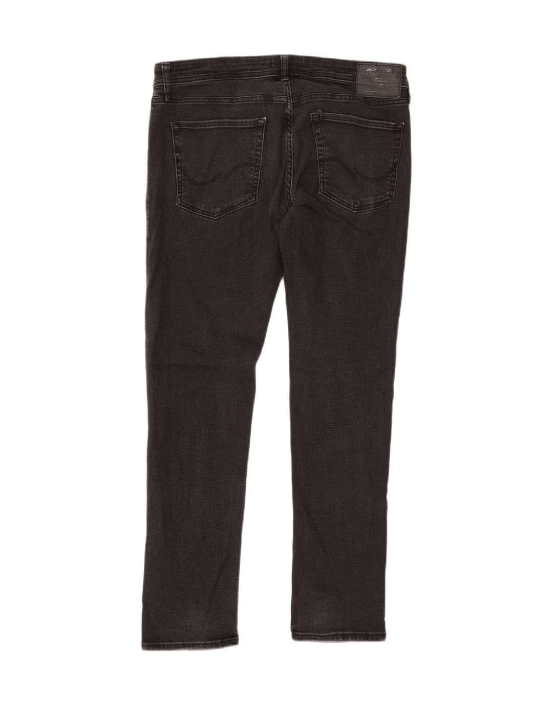 JACK & JONES Jeans slim da uomo GLENN W36 L32 cotone nero