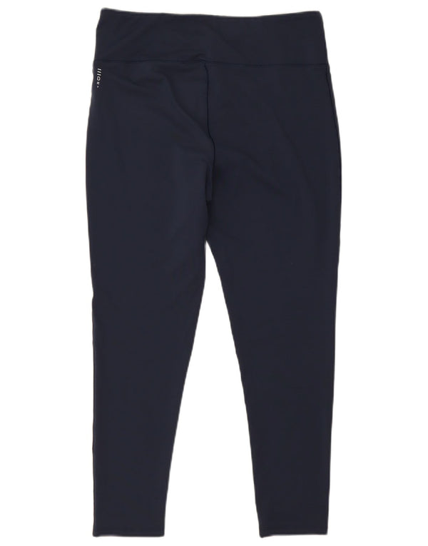 Leggings corti con grafica da donna Esprit UK 14 grande poliestere blu navy