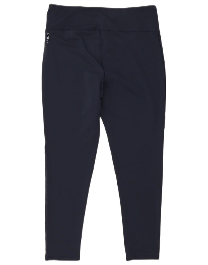 Leggings corti con grafica da donna Esprit UK 14 grande poliestere blu navy