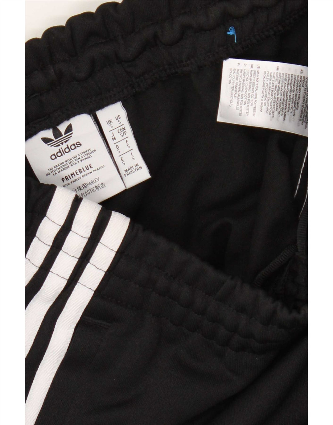 Pantaloni da tuta da uomo Adidas Joggers piccoli in poliestere nero