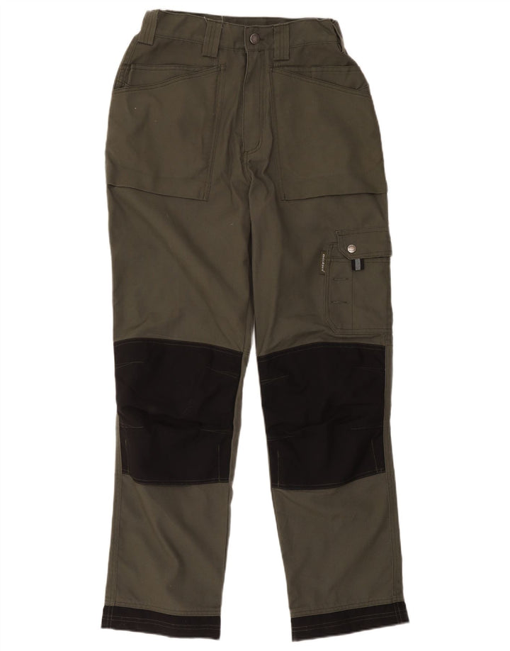 Dickies Pantaloni cargo dritti da uomo W28 L31 Poliestere color block kaki