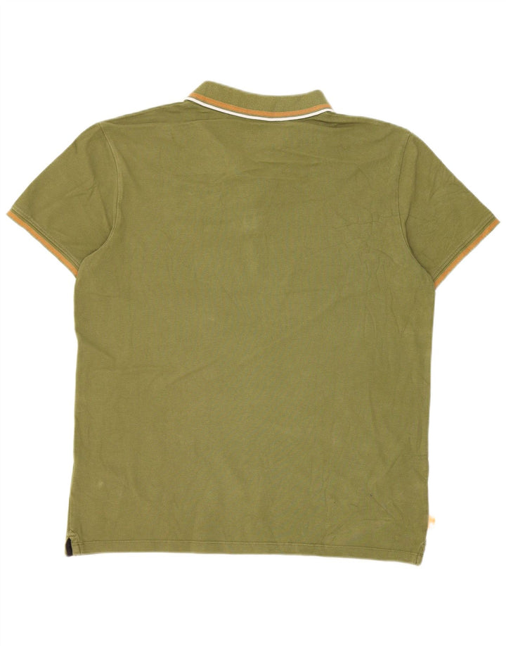 Polo da uomo Timberland grande in cotone kaki