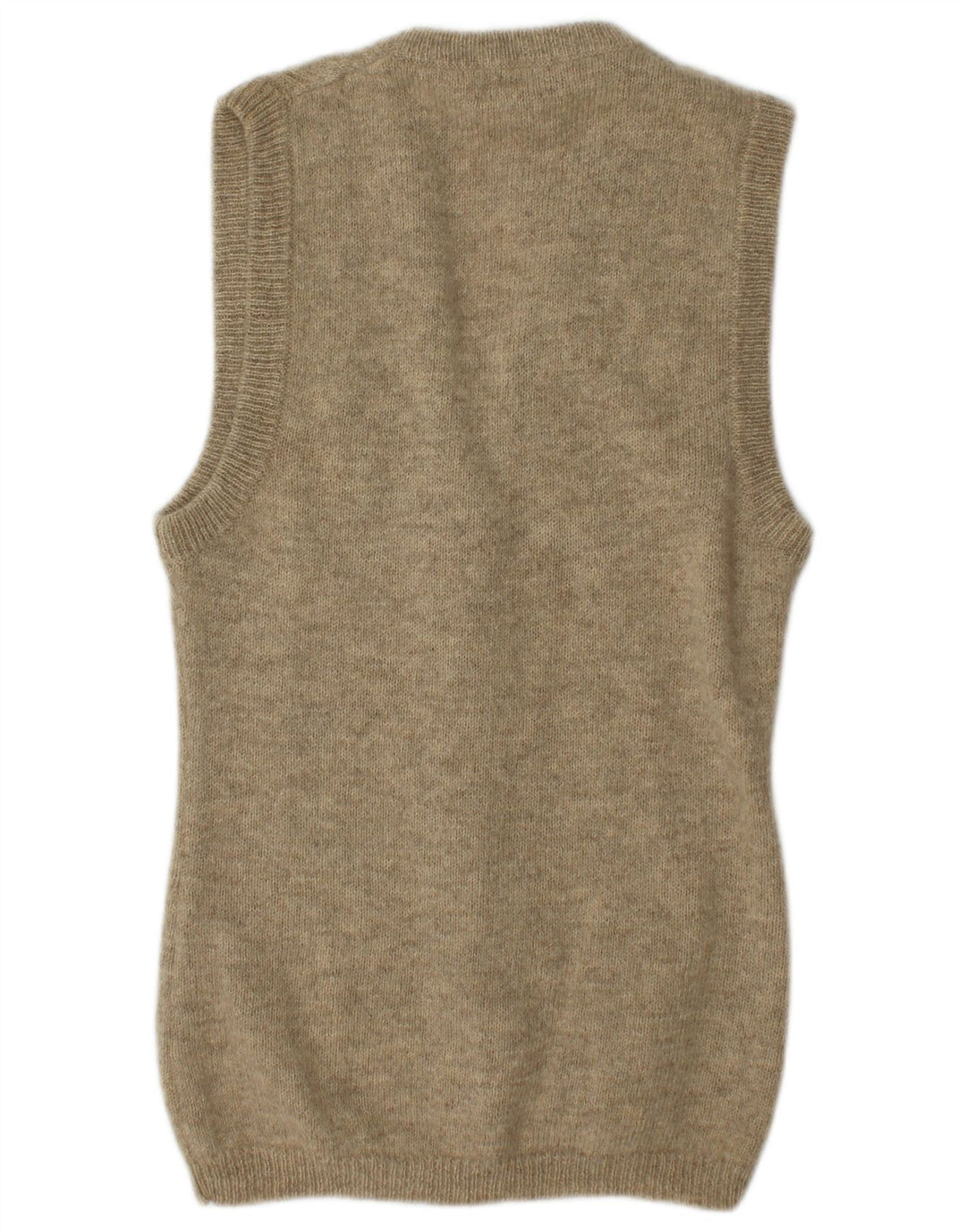 Maglione cardigan senza maniche da donna Stefanel UK 14 Beige medio