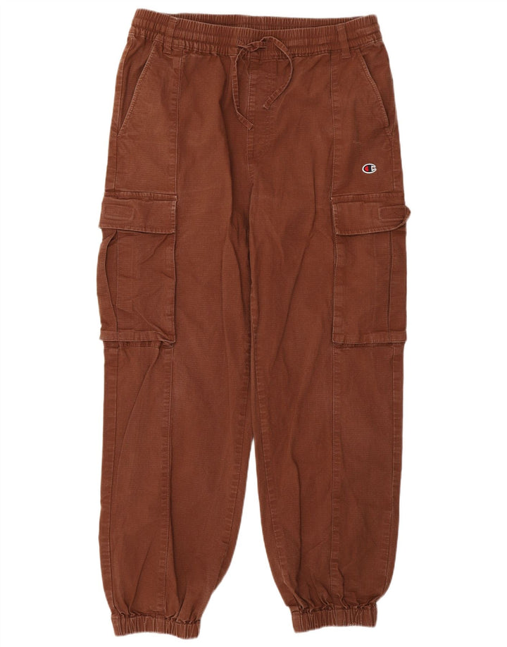 Pantaloni cargo da jogging da uomo Champion grandi W32 L28 marroni