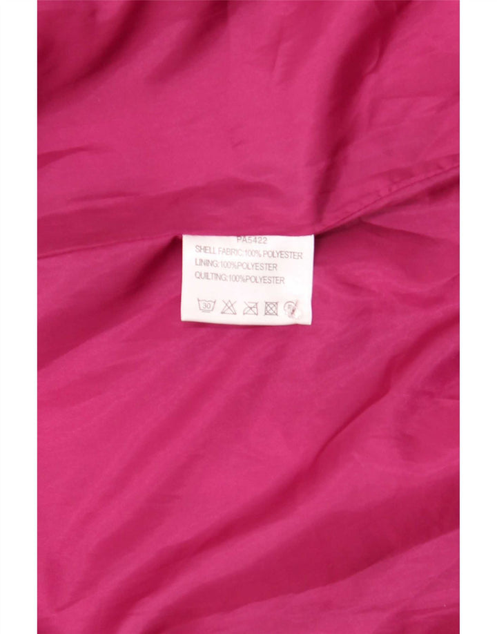 Paco Boutique Cappotto imbottito oversize da donna UK 16 Large Viola Poliestere