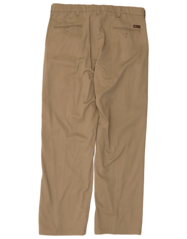Pantaloni chino con pegged da uomo Lee W36 L32 in cotone beige