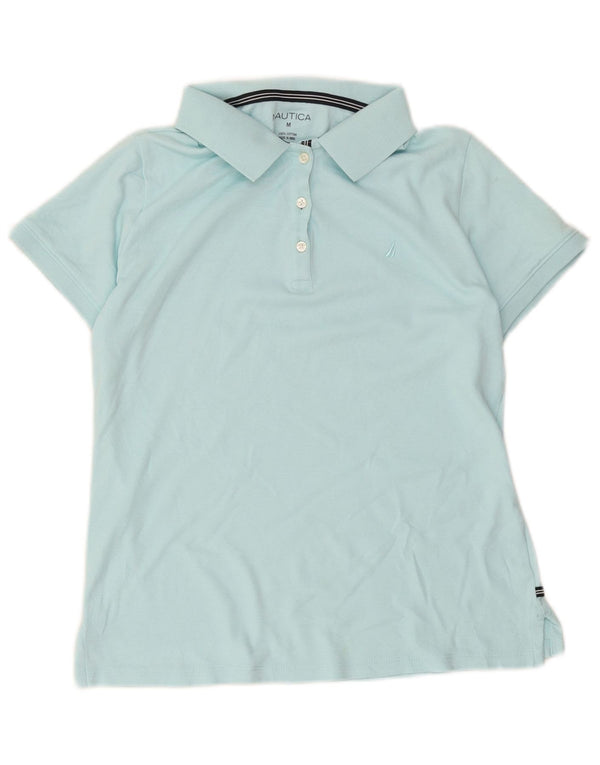 Polo da donna Nautica UK 14 cotone blu medio