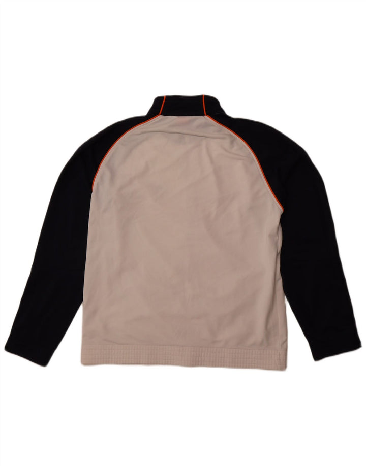 Giacca da tuta da uomo Nike UK 38/40 Poliestere color block bianco medio