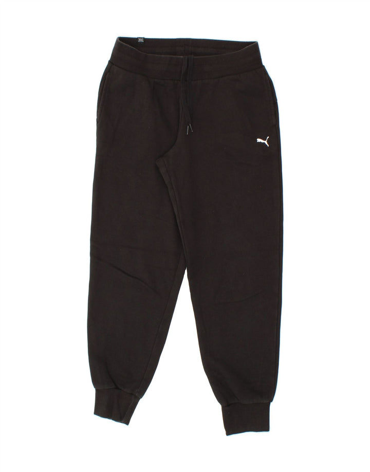 PUMA Mens Tracksuit Trousers Joggers Small  Black Cotton Vintage Puma and Second-Hand Puma from Messina Hembry 
