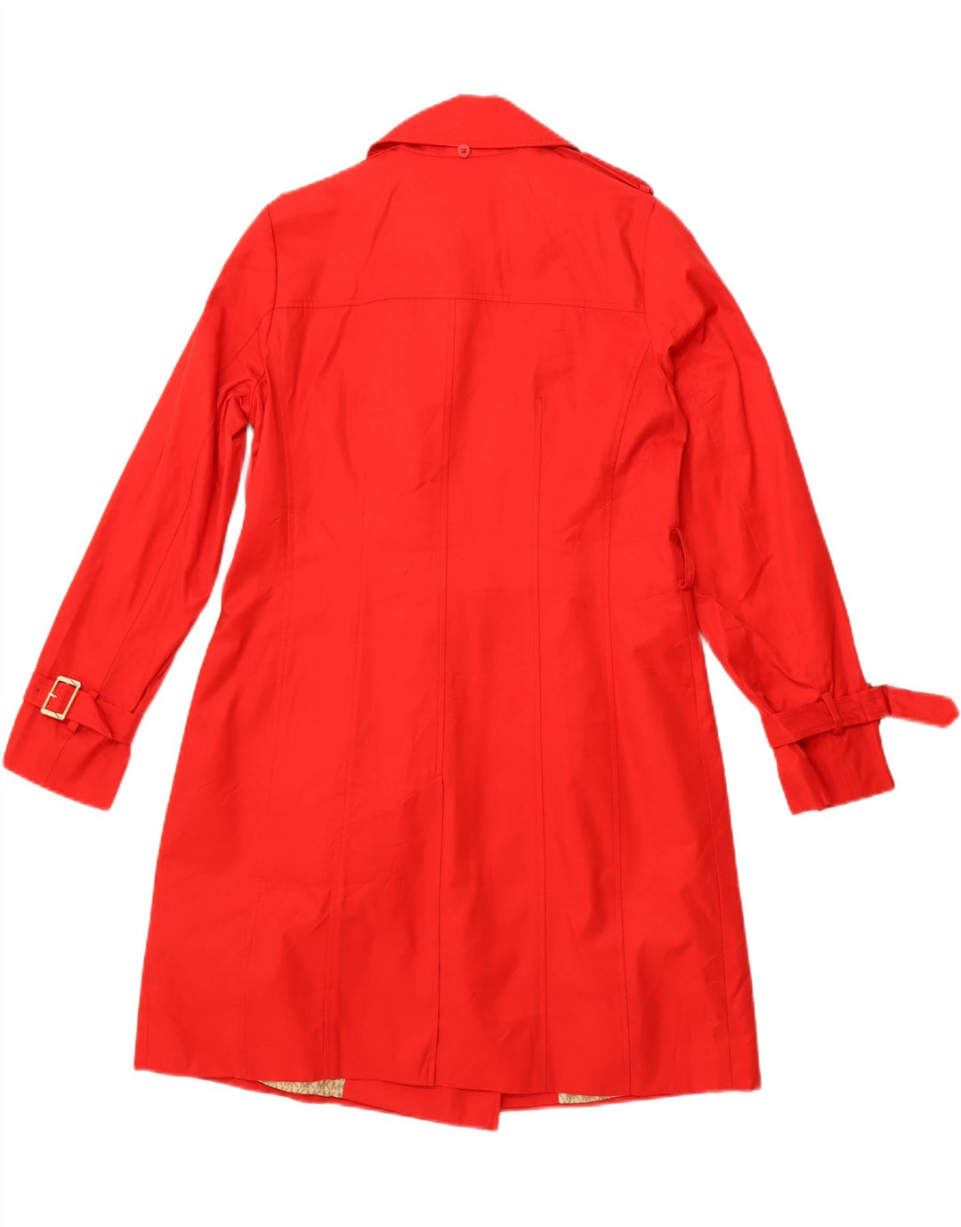 Trench da donna MICHAEL KORS UK 12 Cotone rosso medio