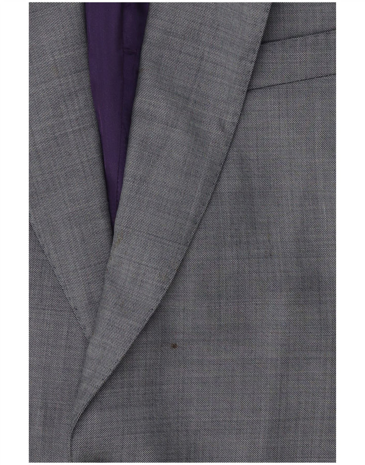 Giacca blazer da uomo a 1 bottone Paul Smith UK 38 grigio medio