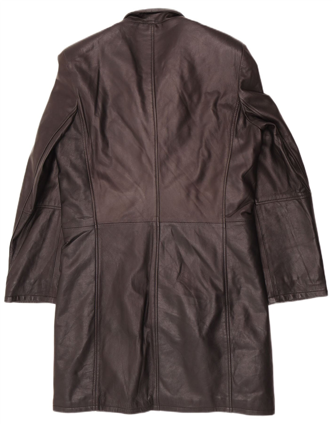 Cappotto in pelle da uomo Barone UK 36 piccolo nero