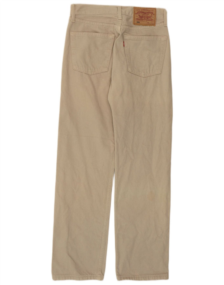 Levi's Uomo 501 Jeans dritti W27 L28 Cotone Beige