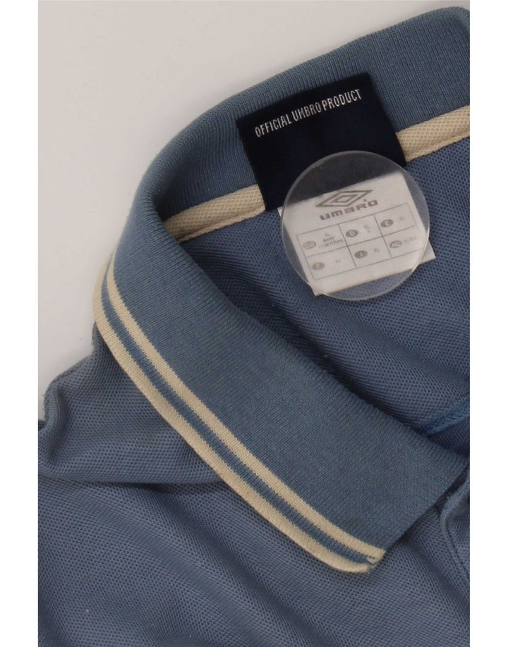 Polo da uomo Umbro UK 44/46 XL poliestere blu
