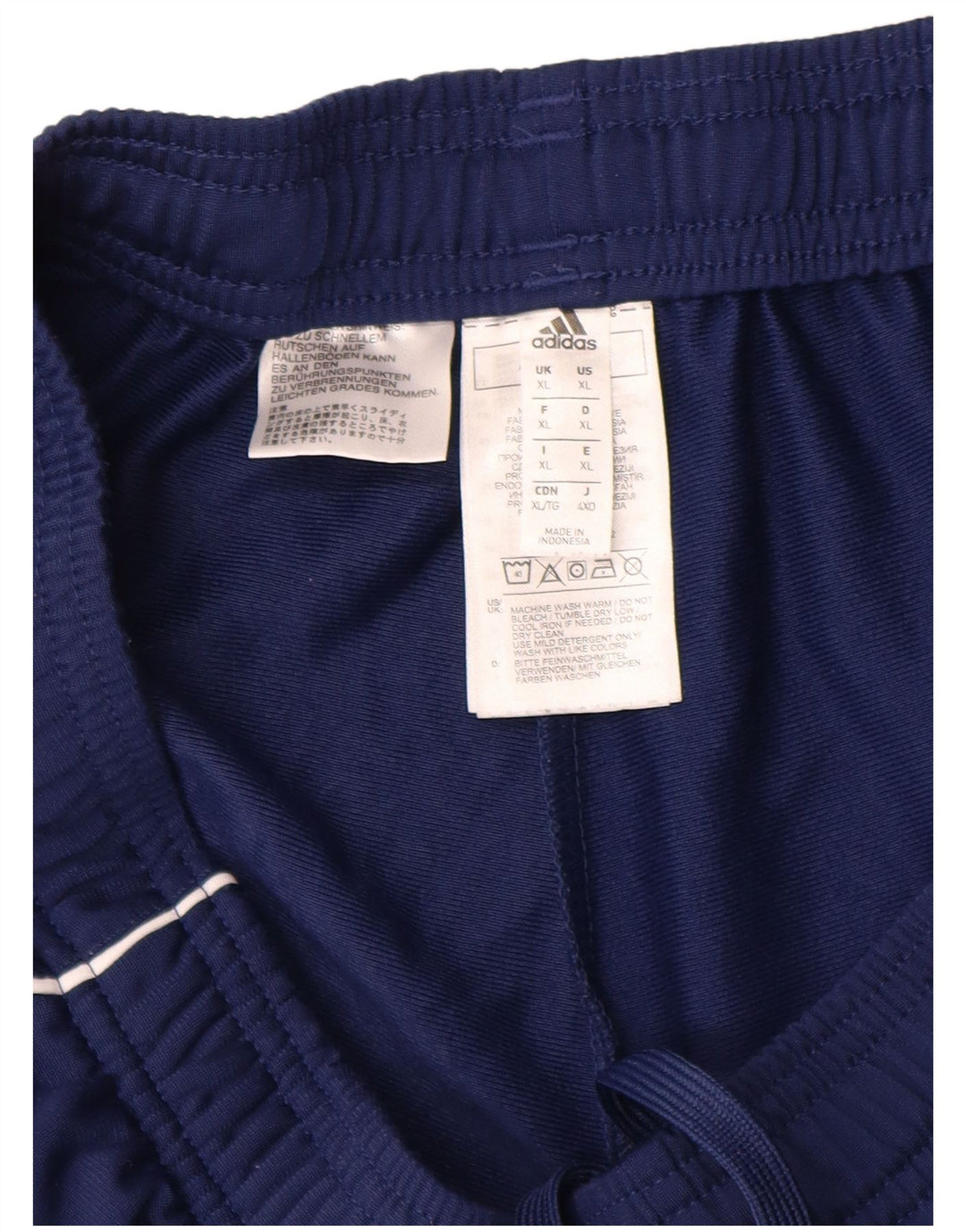Pantaloni da tuta da uomo Adidas Joggers XL blu navy poliestere