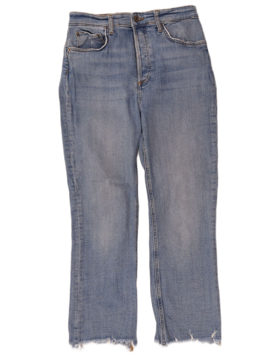 Jeans dritti da donna Zara EU 40 medi W30 L26 Blu